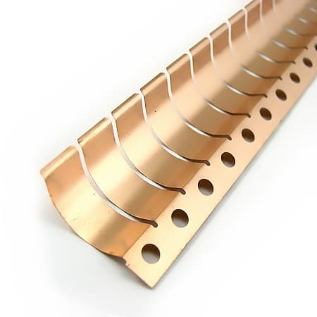 beryllium copper springs for RFI shielded enclosures